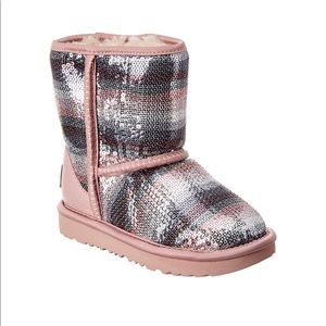 Kids Classic II Sequin Rainbow Boot size 10 (slightly worn)